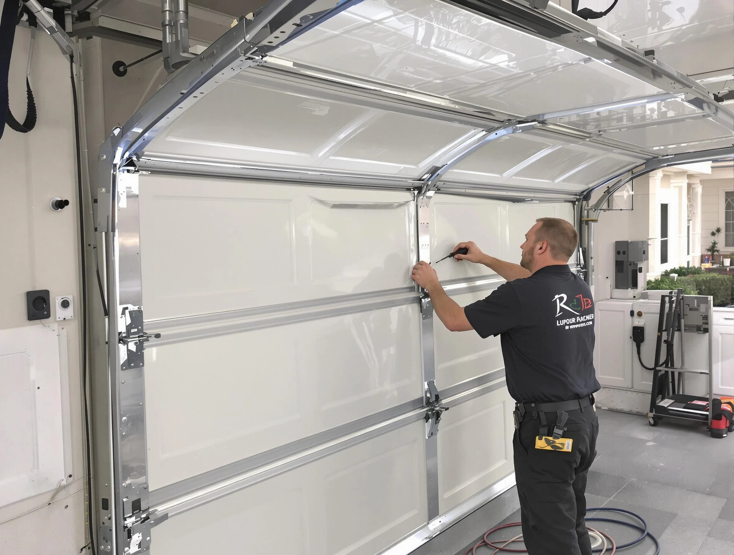 Thornton Garage Door Repair professional performing panel repair in Thornton