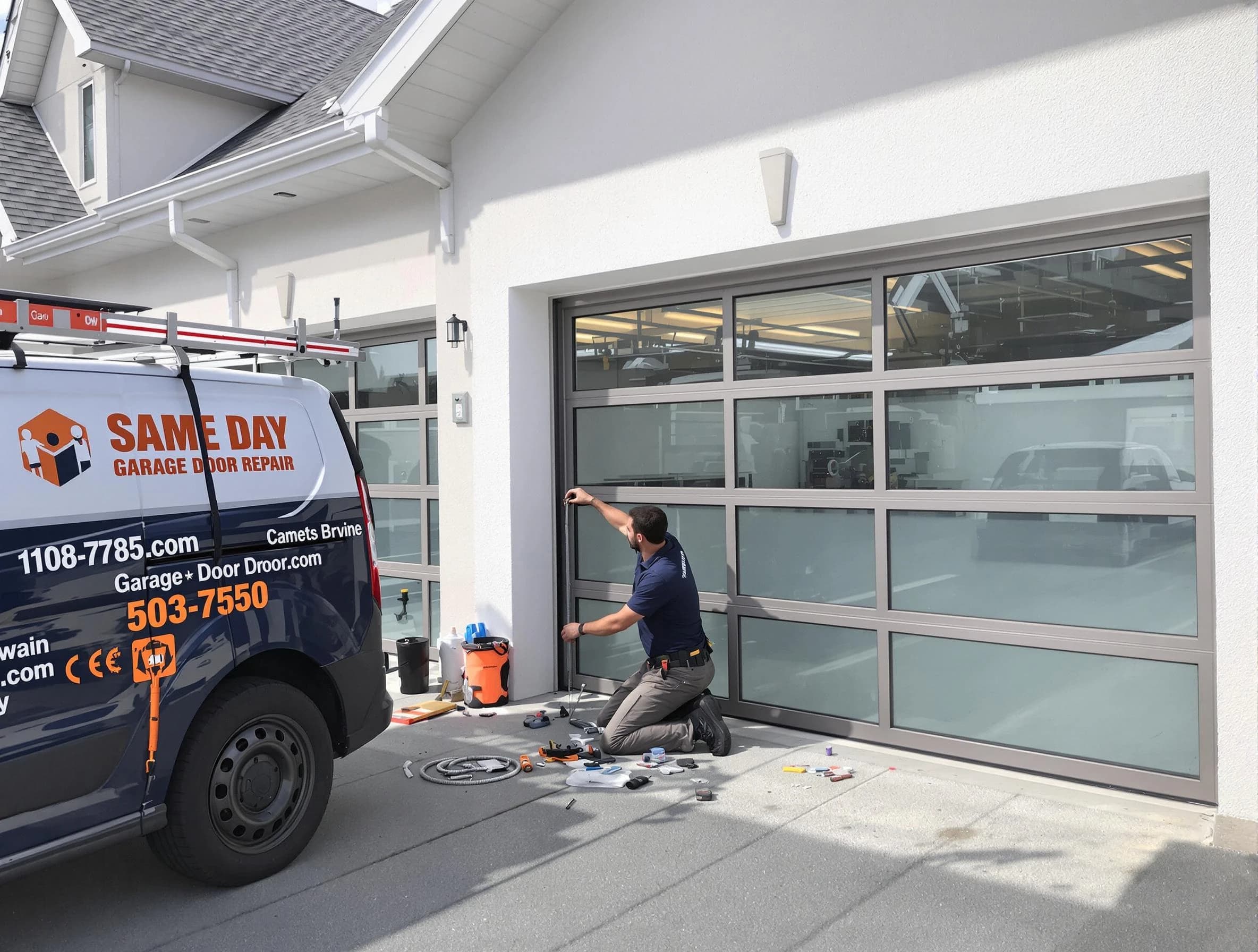 Same-day garage door repair service by Thornton Garage Door Repair in Thornton