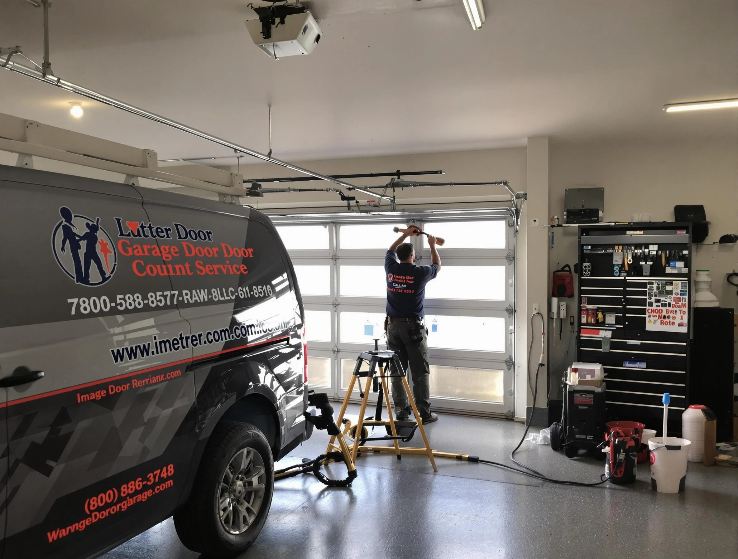 Thornton Garage Door Repair rapid response team performing same-day repair in Thornton