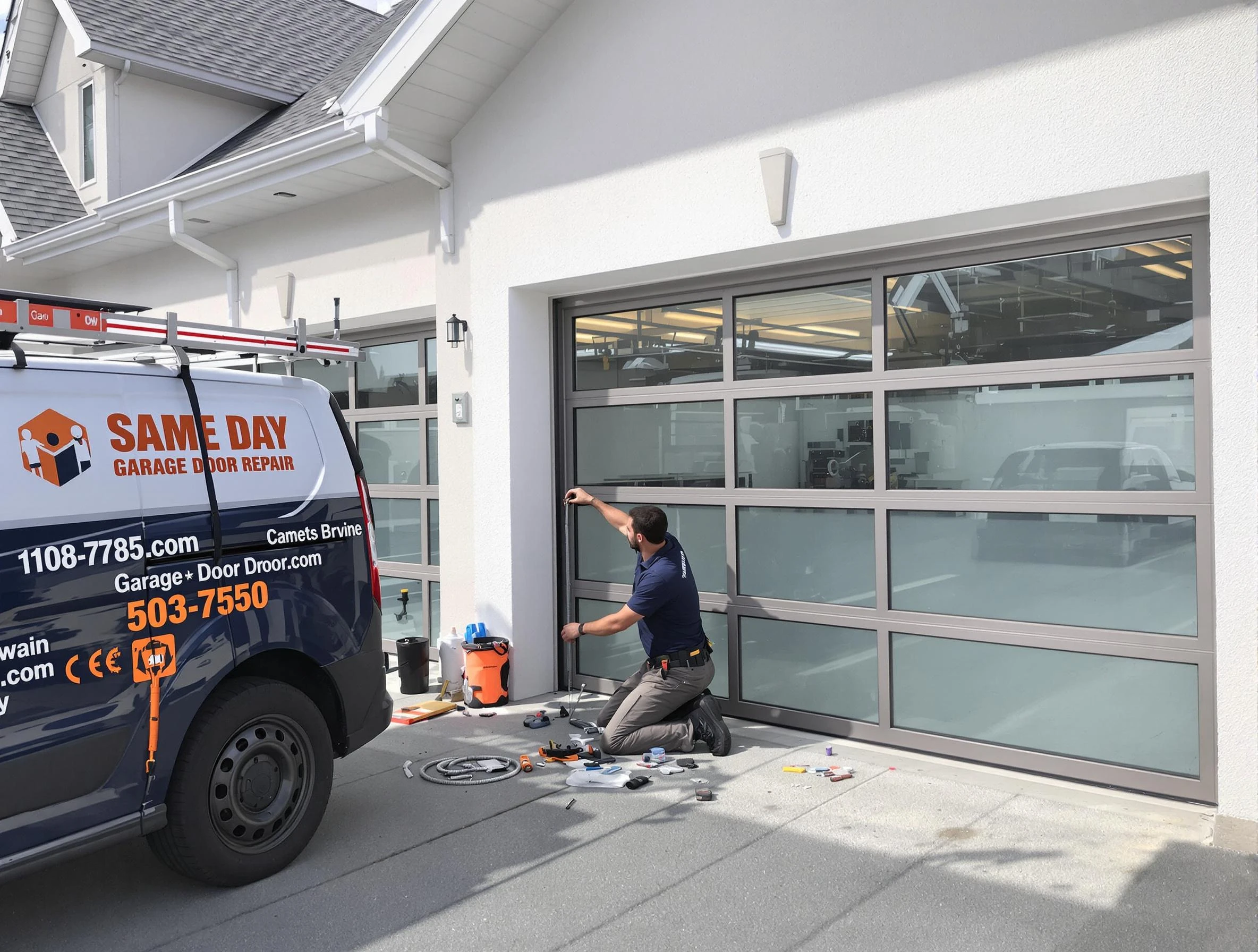 Same-day garage door repair service by Thornton Garage Door Repair in Thornton